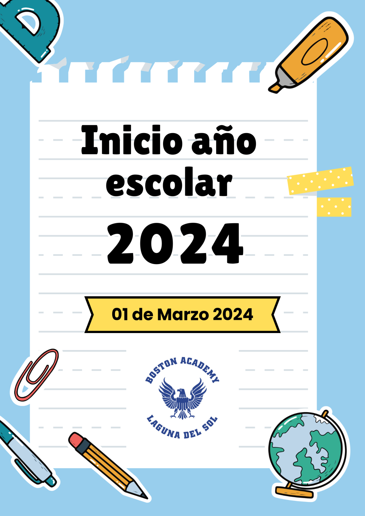 INICIO AÑO ESCOLAR 2024