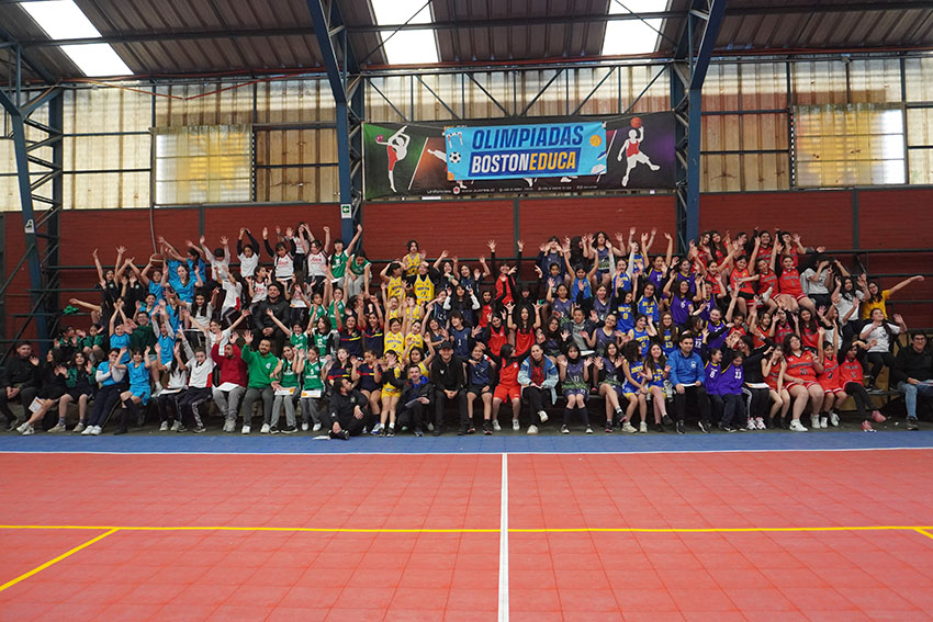 Participación de nuestro colegio en el Básquetbol Mini Damas de las Olimpiadas BostonEduca