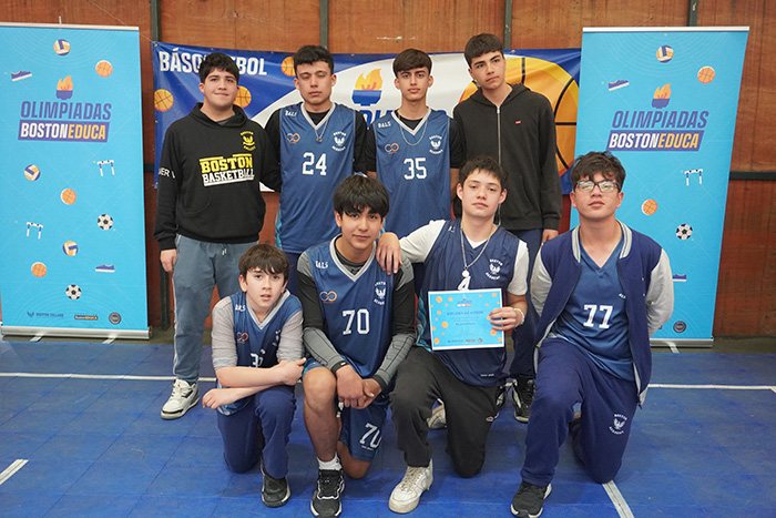 Gran actuación en el Básquetbol Intermedia Varones de las Olimpiadas BostonEduca 2025