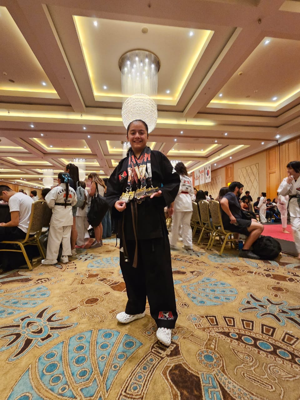 ¡Orgullo Escolar! Valentina Rubio Triunfa en el Campeonato Nacional de Taekwondo