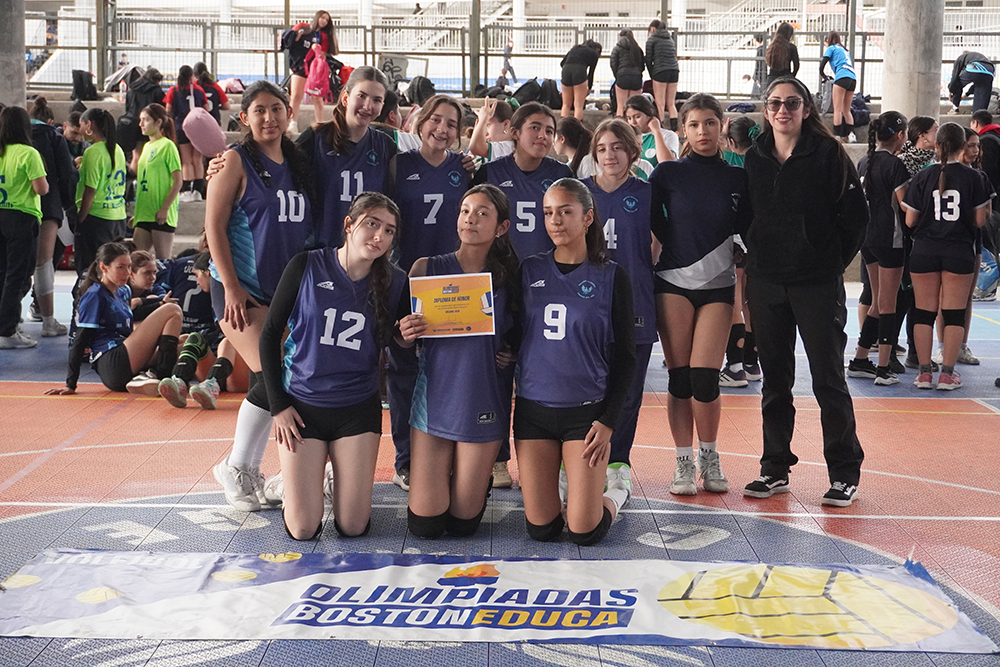 Nuestras estudiantes compitieron en el torneo de Vóleibol Intermedia Damas de las Olimpiadas BostonEduca