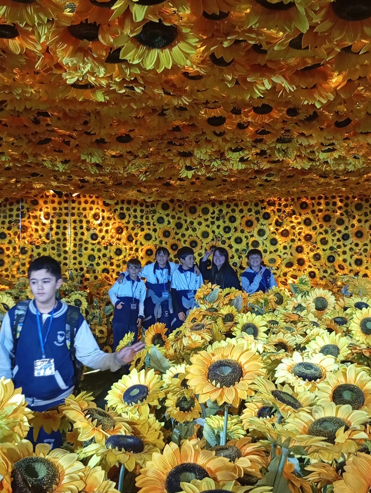 El arte cobró vida! Quintos básicos disfrutan de la reconocida exposición internacional “Van Gogh en Vivo: La Experiencia Real”