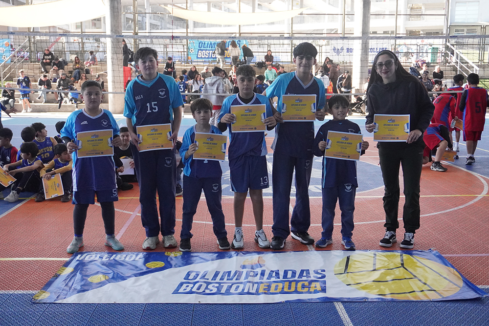 Con éxito competimos en la fecha de Vóleibol Mini Varones de las Olimpiadas BostonEduca