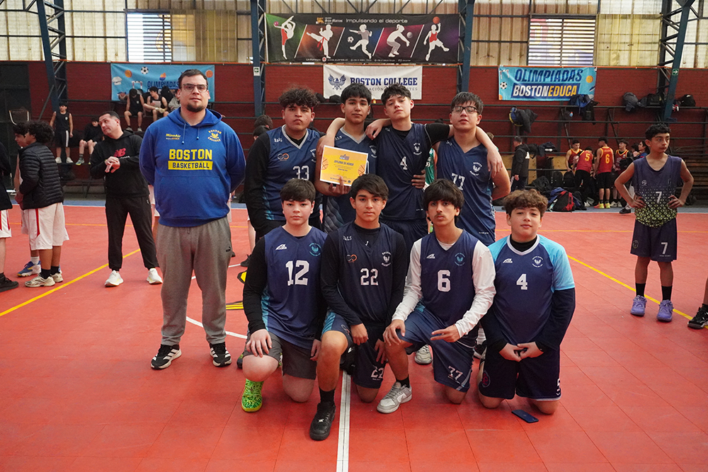 Nuestros estudiantes compitieron en el Básquetbol Intermedia Varones de las Olimpiadas BostonEduca