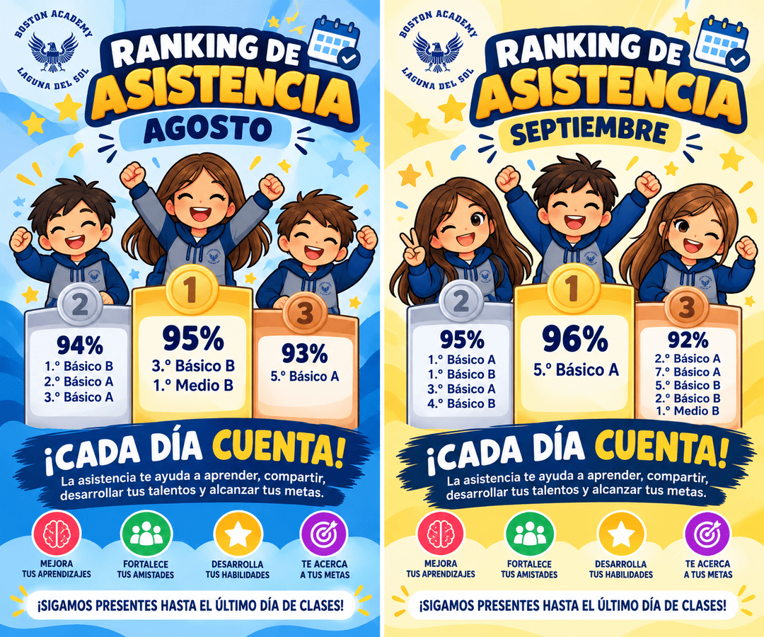 ¡La asistencia nos impulsa a llegar más lejos!
