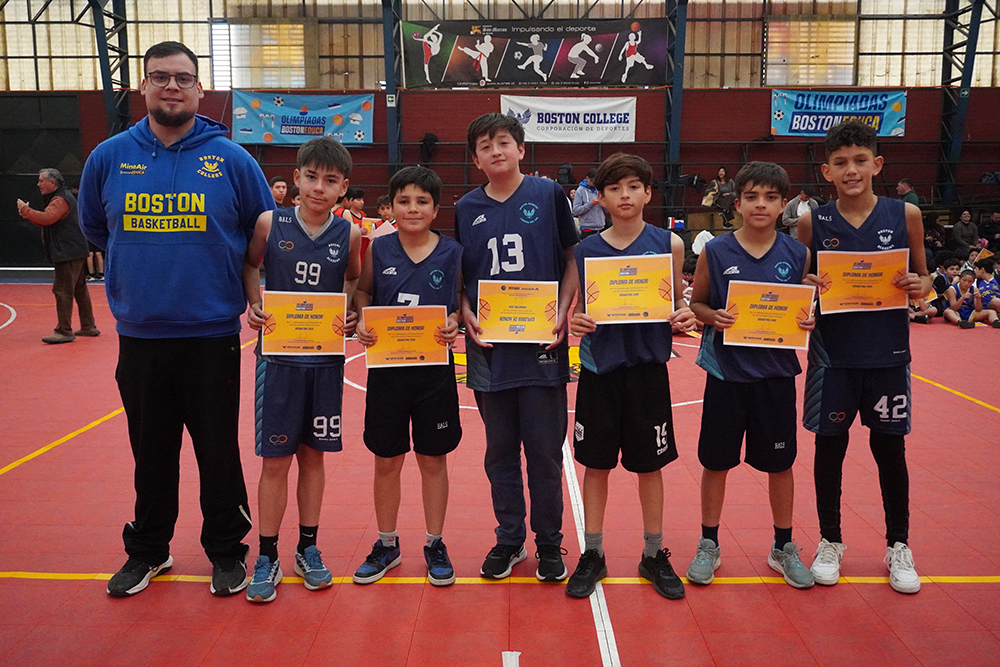 Competimos en el Básquetbol Mini Varones de las Olimpiadas BostonEduca